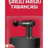 Shopwave Derin Doku Masaj Tabancası 4 Başlık 6 Kademeli Sessiz Güç Şarjlı Kas Gevşetici