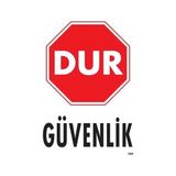 Shopwave Dur Güvenlik Siyah Kırmızı Uyarı Levhası 25X35 KOD:1600