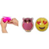 Shopwave Emoji Pembe Baykuş Cep Sobasi,el Isitici,2 Adet Sicak Su Torbasi Pvc 9cm - --