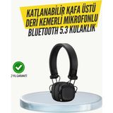 Shopwave Ergonomik Konforlu Kablosuz Kulak Üstü Bluetooth Kulaklık - Çok Renkli