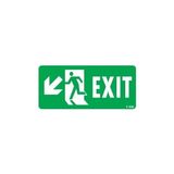 Shopwave Exit Sol Aşağı Uyarı Levhası 17,5X25 KOD:958