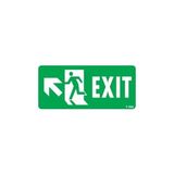 Shopwave Exit Sol Yukarıı Uyarı Levhası 17,5X25 KOD:960