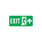 Shopwave Exit Yukarı Sağ Ok Işaretli Uyarı Levhası 17,5X25 KOD:955