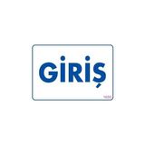 Shopwave Giriş Uyarı Levhası 17,5X25 KOD:1650