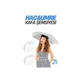 shopwave Hac Umre Kafa Şemsiyesi Güneş Koruma Şemsiyesi 2 adet