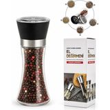 Shopwave Hand Grınder Büyük Cam Hazneli - Pls.kapaklı - Krom Belli Tuz - Baharat Öğütücü (5047) - Seçenek Mevcut Değil