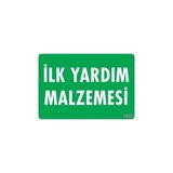 Shopwave Ilk Yardım Malzemesi Uyarı Levhası 17,5X25 KOD:1002