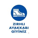 Shopwave Iş Güveliği Ayakkabısı Uyarı Levhası 25X35 Kod:15
