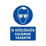 Shopwave Iş Koruyucu Takınız Uyarı Levhası 25X35 Kod:3