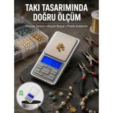 Shopwave Işıklı LCD Ekranlı Hassas Tartı Terazisi Yeni Nesil