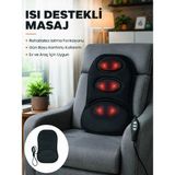 Shopwave Isıtmalı Masaj Minderi Masaj Motoru, Kablolu Kumanda Çoklu Masaj Modu
