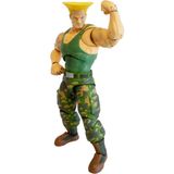 Shopwave Jada Street Fighter Figür Guile (15 Cm) - Street Fighter 2'den Hareketli Koleksiyon Aksiyon - (ClearEyelets)Black-RadiantOrchid