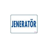 Shopwave Jeneratör Uyarı Levhası 17,5X25 KOD:1722
