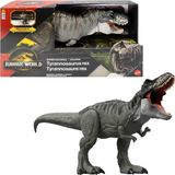 Shopwave Jurassic Rebirth Devasa Tyrannosaurus Rex Aksiyon Figürü, 2 Saldırı Hareketine Sahip T - (ClearEyelets)Black-RadiantOrchid