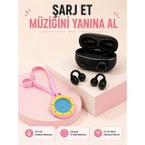 Shopwave Kablosuz Kulaklık Seti ve Pembe Askılı Analog Charm Saat Günlük Kullanım Kampanyası - Tek Beden