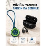 Shopwave Kablosuz Kulaklık ve Yeşil Askılı Çanta Charm Saat Kampanya Seti Şarj Kutulu Bluetooth Kulaklık - Tek Beden