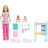 Shopwave Kariyer Bebekleri Çocuk Doktoru Oyun Seti, Üniforma Giyen Sarışın Bebek, 2 Bebek Figü - 0-Kahverengi - 0,60 x 19 x 29 cm