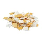 Shopwave Katar Sgs Kroşe Yapışkanlı 28 x 28 mm 100LÜ Paket - 000-Siyah