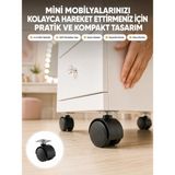 Shopwave Kilitsiz 4 cm Mobilya Ayağı Tek Adet Pratik Dayanıklı