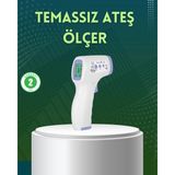 Shopwave Kızılötesi Temassız Ateş Ölçer LCD Ekranlı Hassas Termometre