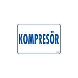 Shopwave Kompresör Uyarı Levhası 17,5X25 KOD:1732