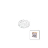 shopwave KÜÇÜK CAM - DIAMOND KRİSTAL ŞEKİL YUVARLAK KÜLLÜK ÇAP: 11.2CM - D: 4.4CM (5047)