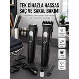 Shopwave Lazer Epilasyon Öncesi Kısaltma Şarjlı Saç Sakal Tıraş Makinesi Ense Kesme Makinesi - Çok Renkli