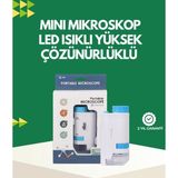 Shopwave LED Aydınlatmalı 80–200 Kat Büyütmeli Cep Mikroskop