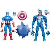Shopwave Legends Series Gamerverse Captain America Vs Venom Ikili Aksiyon Figür Seti, Vi - (ClearEyelets)Black-RadiantOrchid