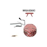 shopwave Masa Örtüsü Klipsi - Metal Masa Kelepçesi Masa Örtüsü Sabitleyici 8 ADET