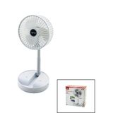 Shopwave Masa Üstü Vantilatör USB Şarjlı Katlanır Fan=16.4cm - Uzayan AYAK=12.5-19CM 180 Derece Dönebilen Telefonluklu Bwfn-11 (5047) - Çok Renkli