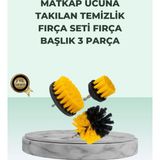 Shopwave Matkap Uyumlu Temizlik Fırçası Seti 3’lü Çok Amaçlı