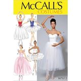 Shopwave Mccall's Patterns MC7615E5 Mccall Desen 7615 E5, Kadınlar Için Bale Kostümü, Ölçüler 42 – 50, Peçet - 0-Kahverengi - 0,60 x 19 x 29 cm