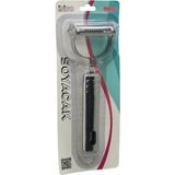 Shopwave Metal Saplı Çift Başlık Soyacak (5047) - Çok Renkli