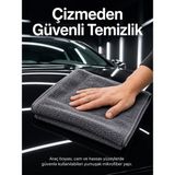Shopwave Mikrofiber Araç Temizlik Bezi 50X70 cm Oto Yıkama Sonrası Kurulama ve Parlatma Bezi