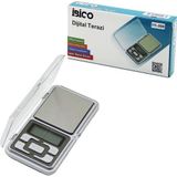 Shopwave MİNİ=6X12CM HASSAS TARTI - TERAZİ 300GR/0.01GR ŞEFFAF PLS.KAPAKLI - PİLLİ= 2PCS İNCE (5047)