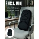Shopwave Motorlu Isıtmalı Masaj Minderi Masaj Modlu Ev, Ofis Araç Koltuk Pedi