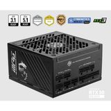 Shopwave Msı Psu Mpg A1250GS Pcıe5 1250W 80+ Gold Atx 3.1 Pcıe 5.1 2x 12V-2X6 Power Supply