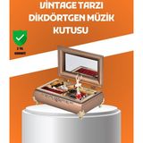 Shopwave Müzikli Balerin Figürlü Takı Kutusu Piyano Desenli Dekoratif