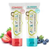 Shopwave N' Jıll N Jill Doğal Macunu - Çilek & Yaban Mersini Aromalı 2’li Paket (2