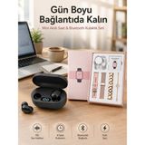 Shopwave Nabız Ölçer Hediye Bileklikli Akıllı Saat ve Dijital Göstergeli Bluetooth Kulaklık Çoklu Şarj Girişi - Çok Renkli