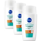 Shopwave Nivea SPF50 Derma Skin Clear Sivilce Karşıtı Gündüz Yüz Kremi 40 Ml,matlaştırıcı,makyaj Bazı,karnit