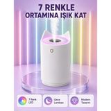 Shopwave Oda Nemlendirici LED Işıklı Ultrasonik Buhar Makinesi Aroma Difüzör - Çok Renkli