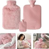Shopwave Peluş Kılıflı Yumuşak Dokulu 30 cm 2000 ml Kapasiteli Sıcak Su Torbası - --