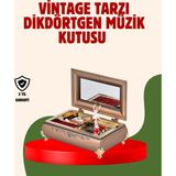 Shopwave Piyano Şeklinde Balerinli Müzik Kutusu Takı Bölmeli Şık Model