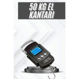 Shopwave Profesyonel El Terazisi El Kantarı 50 Kg Dijital Göstergeli Tartı
