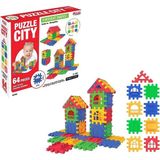 Shopwave Puzzle City 64 Parça - (ClearEyelets)Black-RadiantOrchid