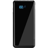 Shopwave S-Lınk IP-G13K, Siyah, 10.000MAH, 1xusb, 1xmicro Usb, 4in1 Kablolu (Type-C, Lightning, Micro ve Usb), LCD Göstergeli, Powerbank