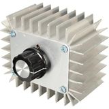 Shopwave Sanec 220V 5000W Motor Dimmer Hız Kartı, Manuel, Basma Düğmesi, Gümüş - 000-Siyah