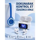 Shopwave Şarj Kutulu Kablosuz Kulaklık ve Mavi Çanta Aksesuar Saati Avantajlı Set - Tek Beden